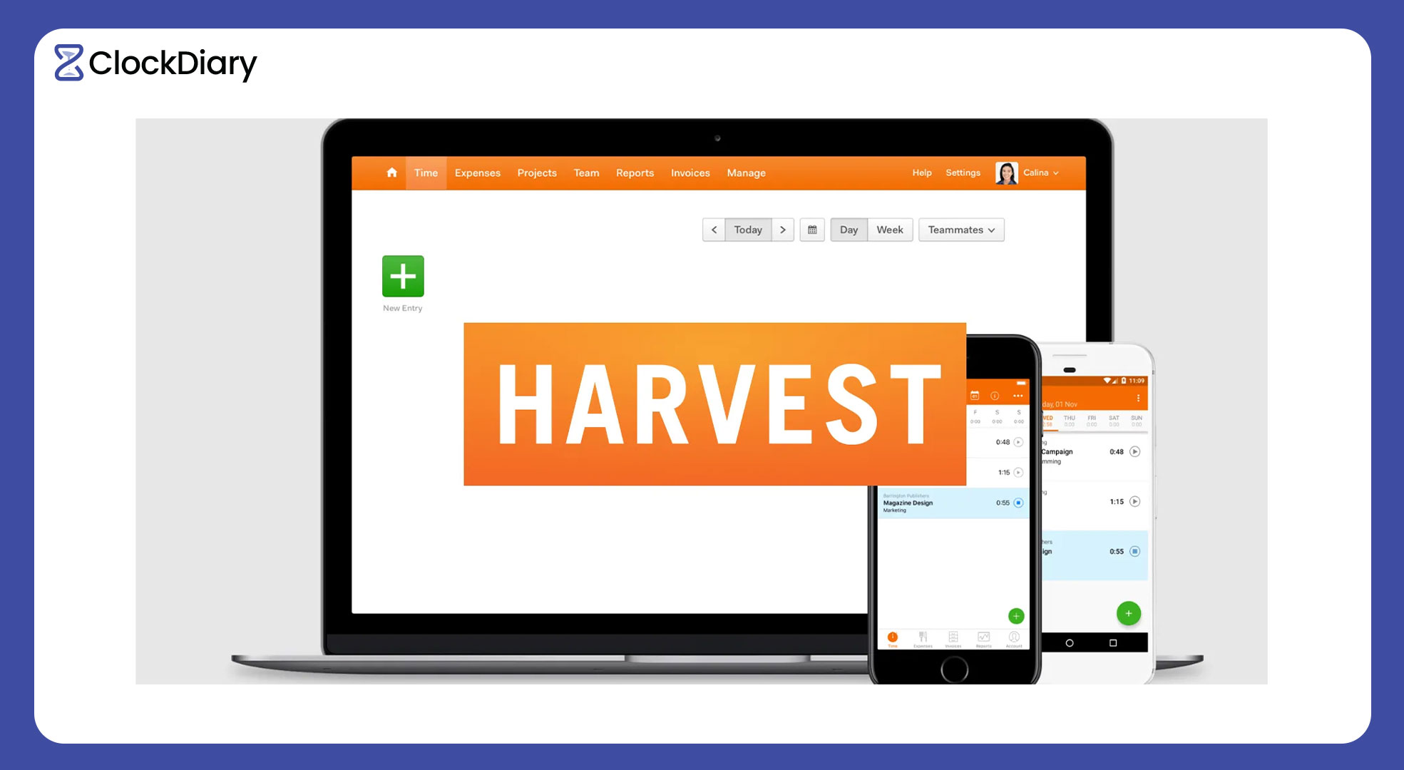 Harvest Time Tracking Software