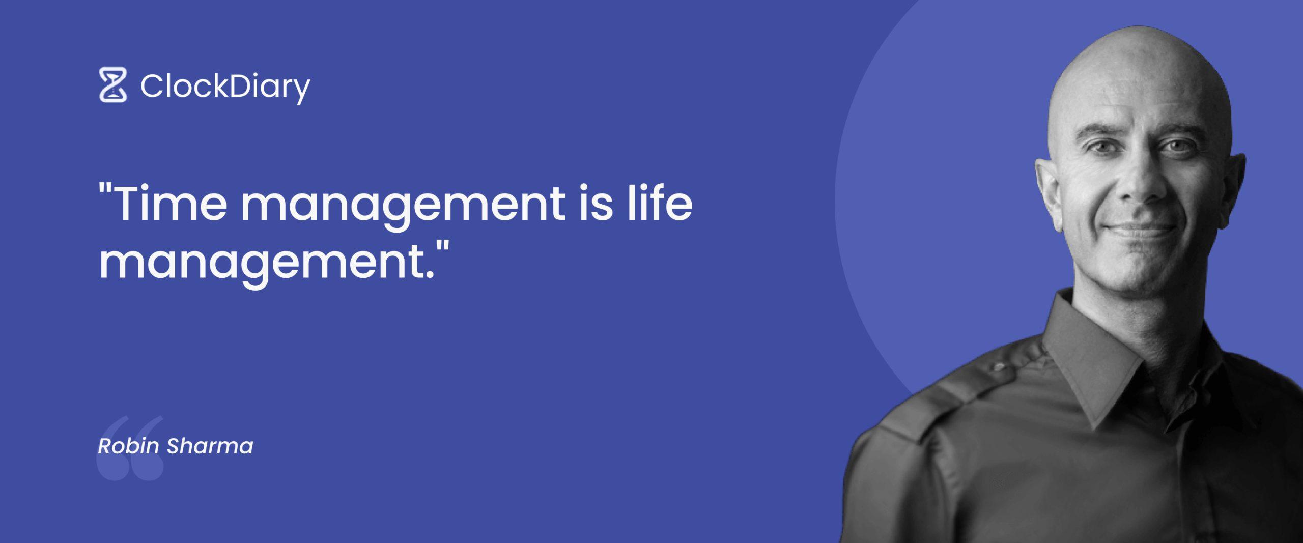 Robin Sharma Best Time Quote