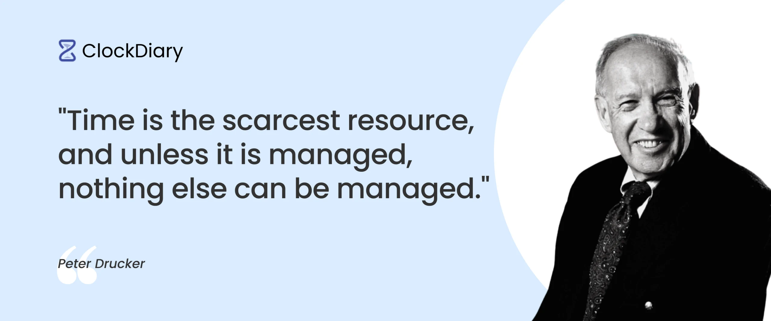 Peter Drucker Best Time Quote
