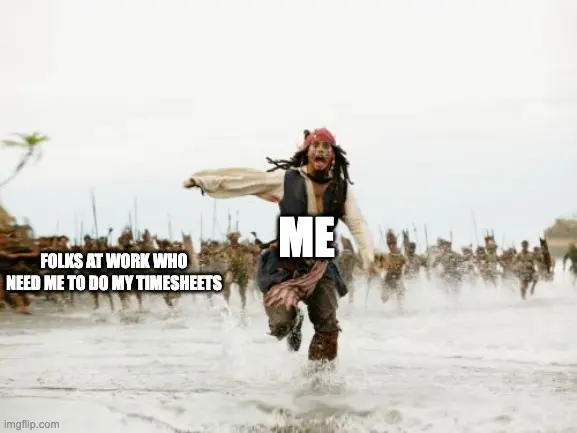 Timesheet reminder memes