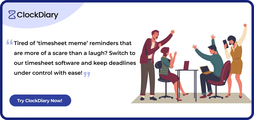 Timesheet meme cta