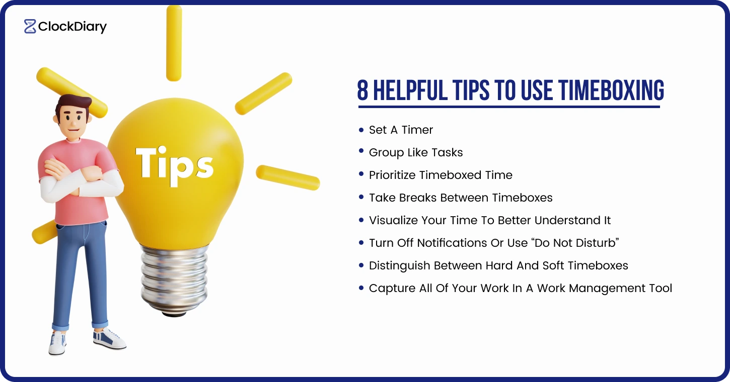 8 Helpful Tips to use Timeboxing 