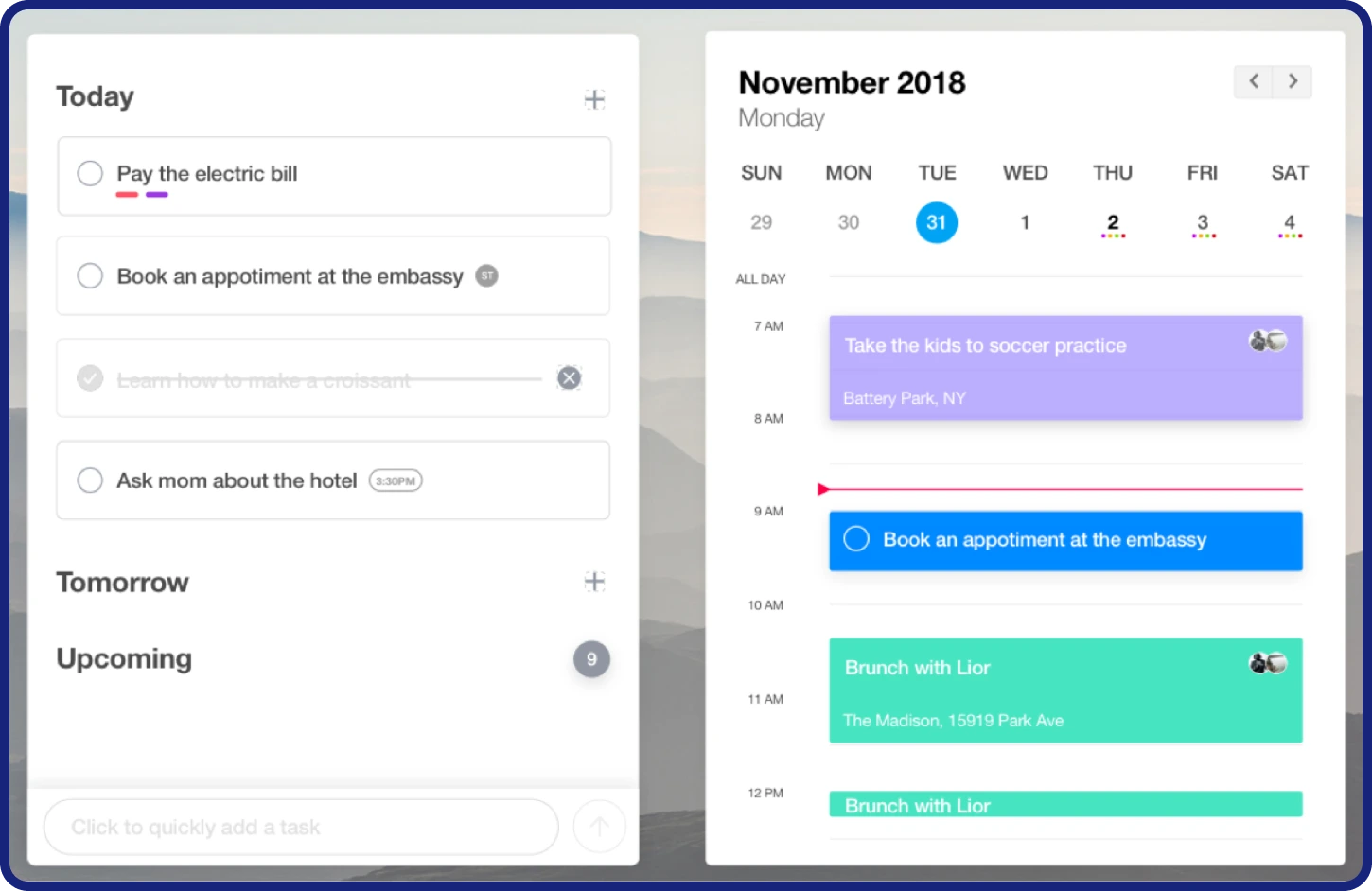 Any.do Time Blocking Features