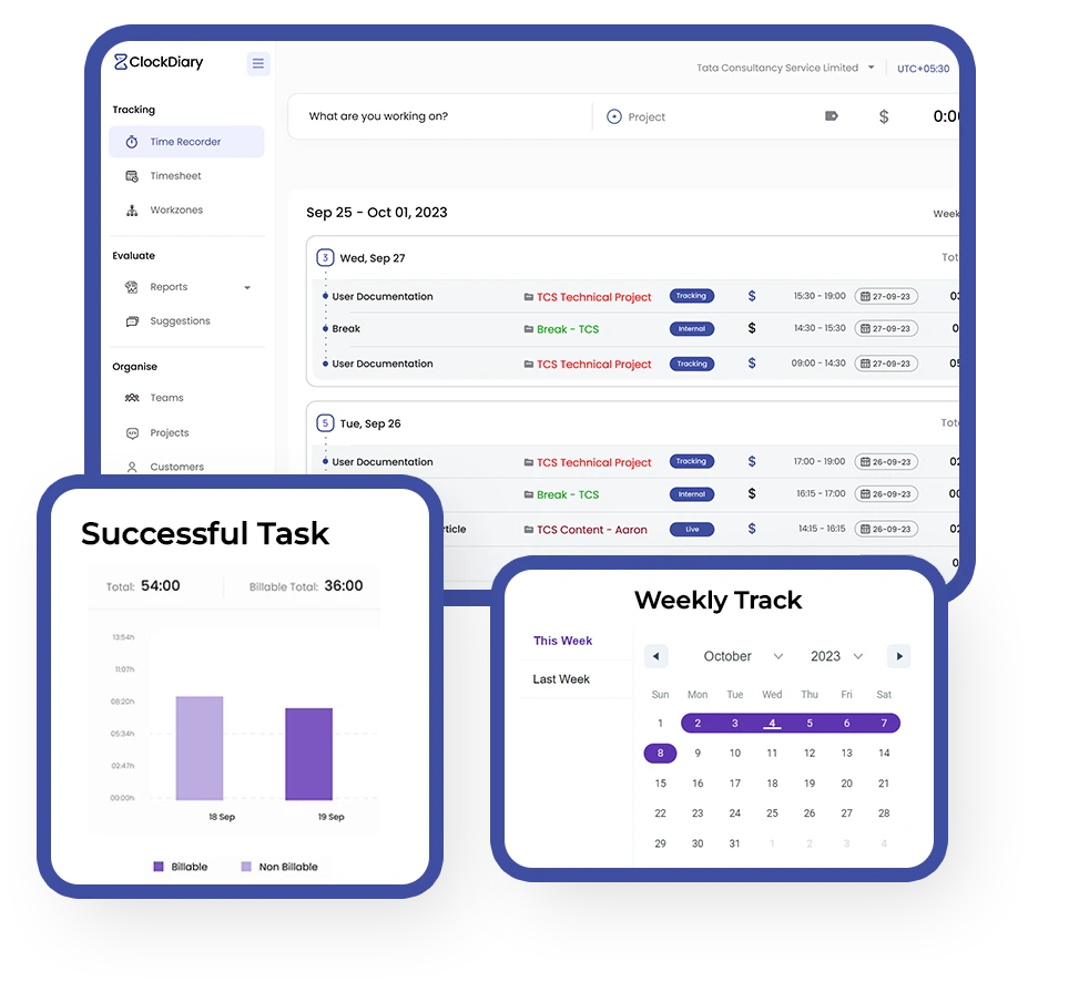 Clockdiary Free Time Tracking and Timesheet Software