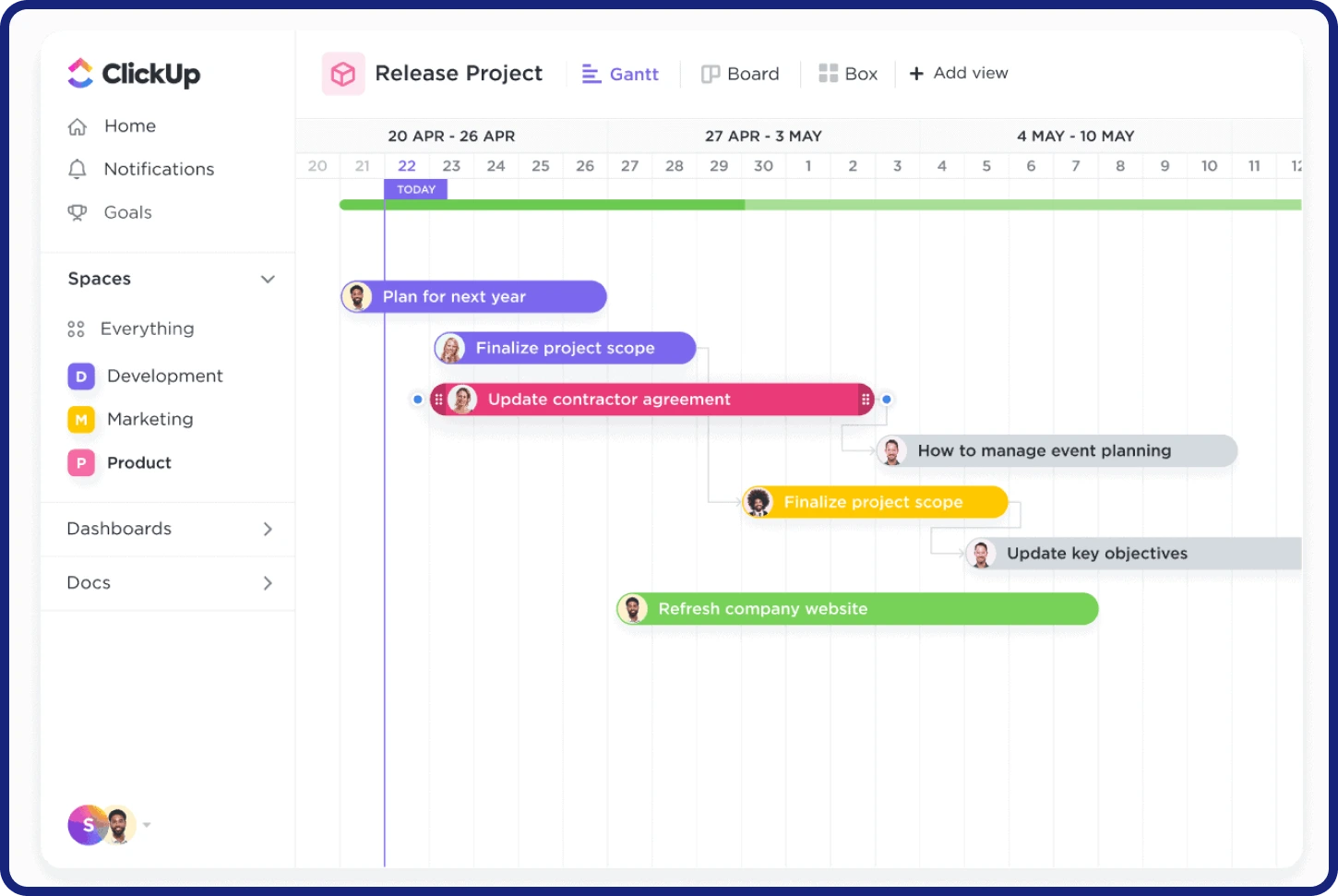 ClickUp Time Blocking Features