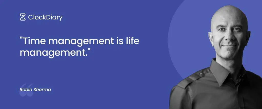 Robin Sharma Time Quote