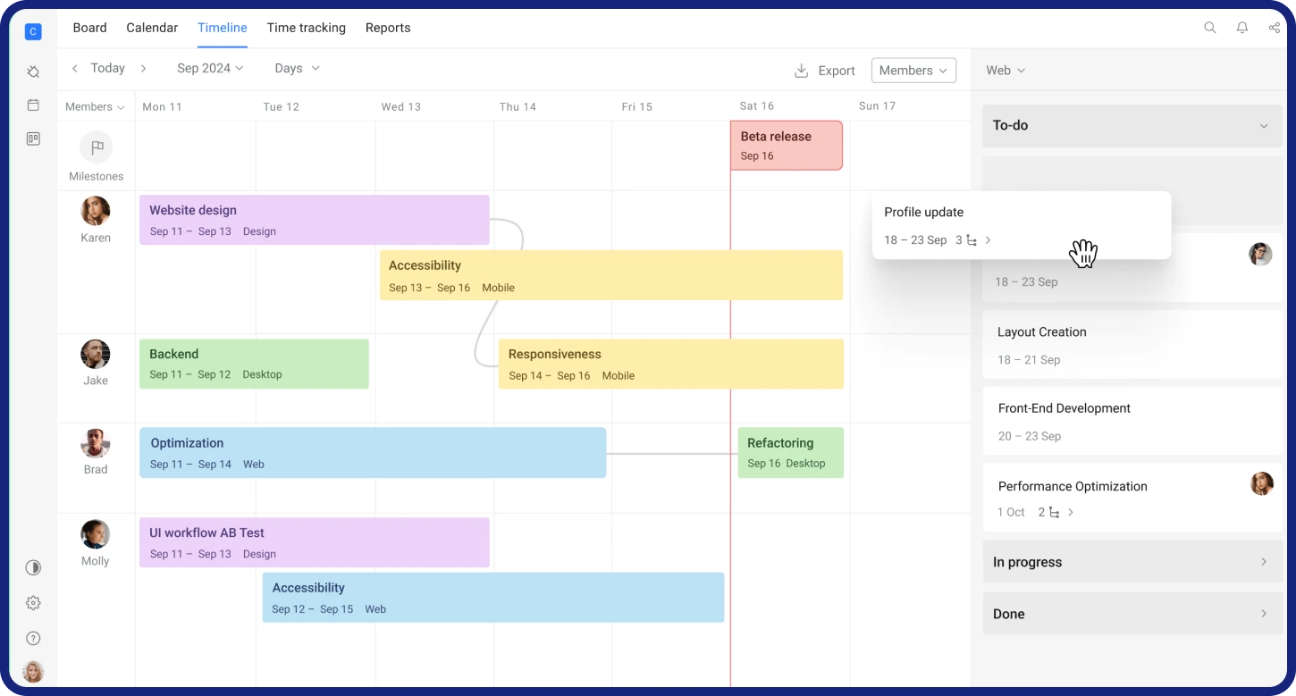 Planyway Time Blocking Features