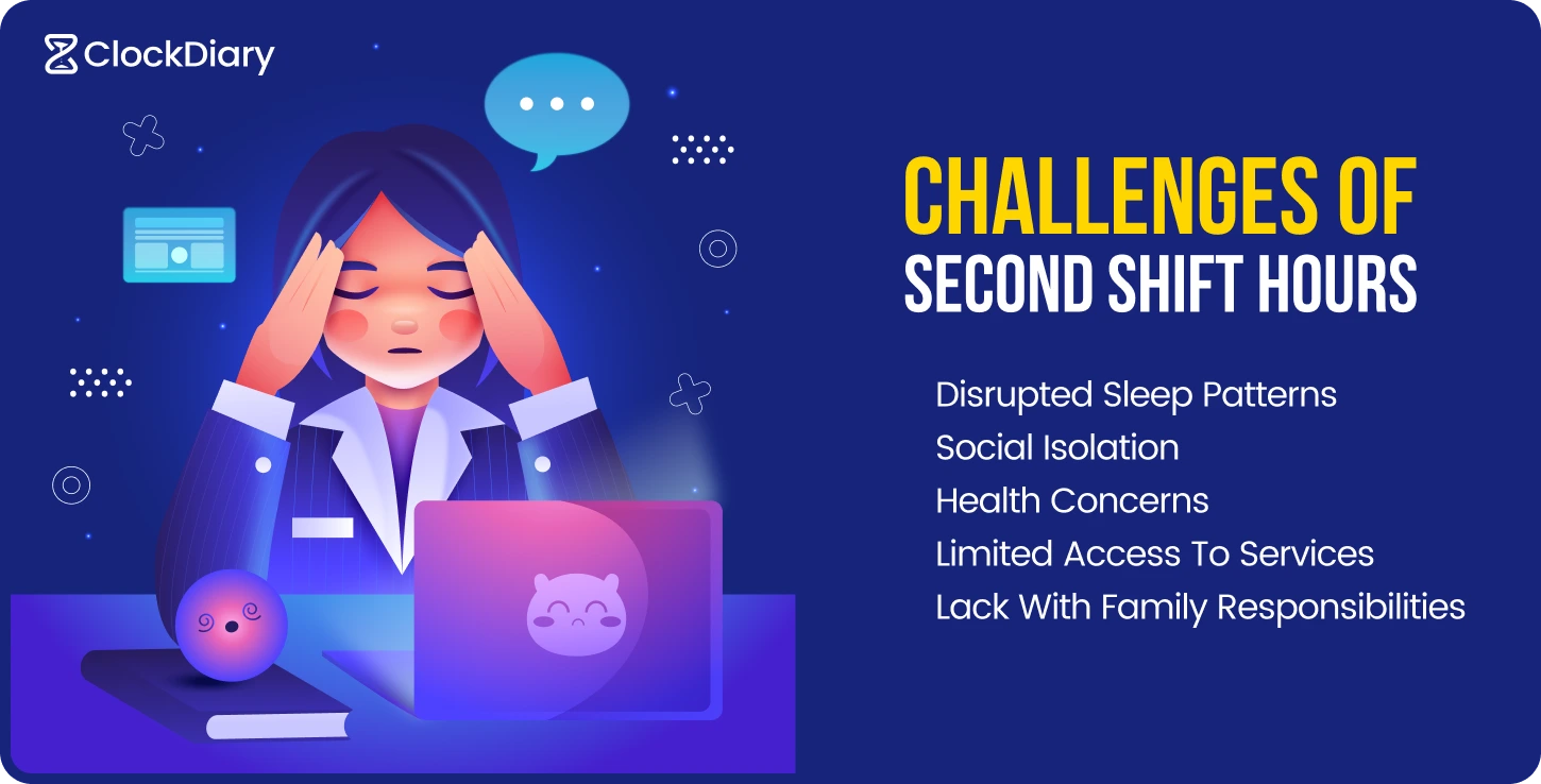 challenges of 2nd shift hours