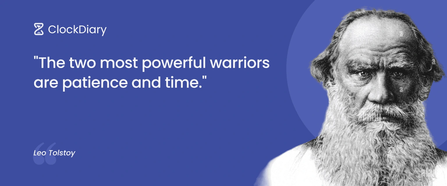 Leo Tolstoy Time Quote