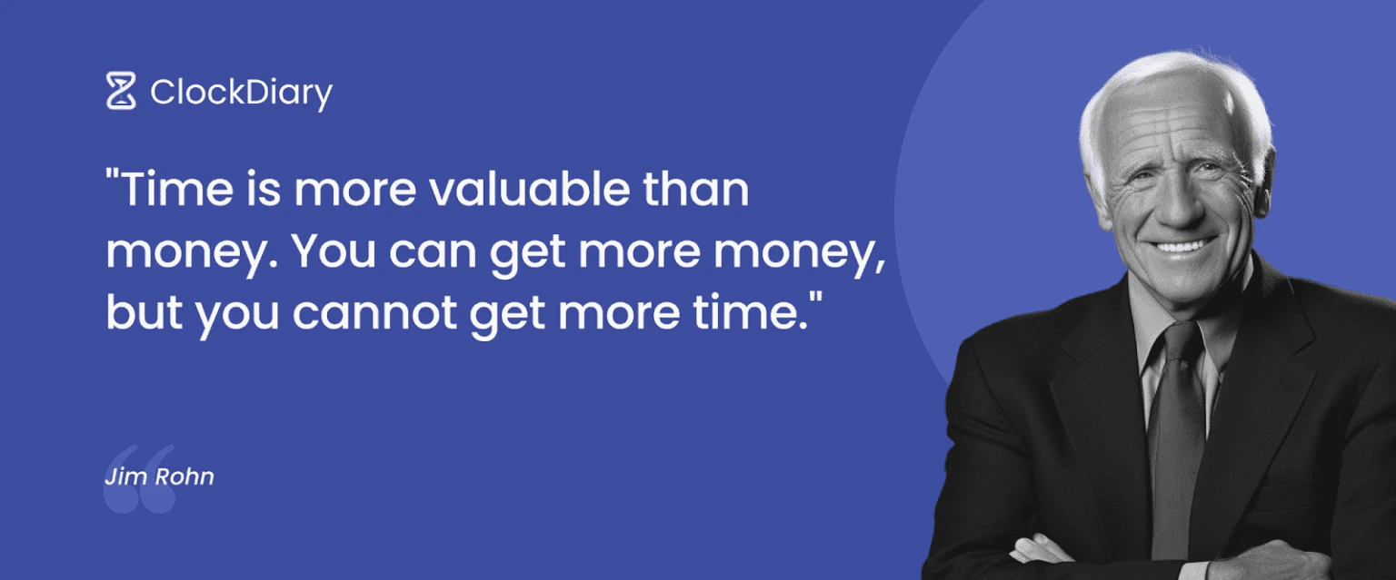 Jim Rohn Time Quote