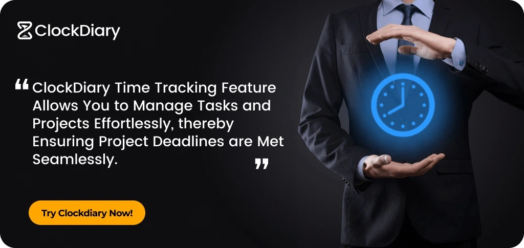 Clockdiary CTA Image for Managing Tasks and Projects Effortlessly 