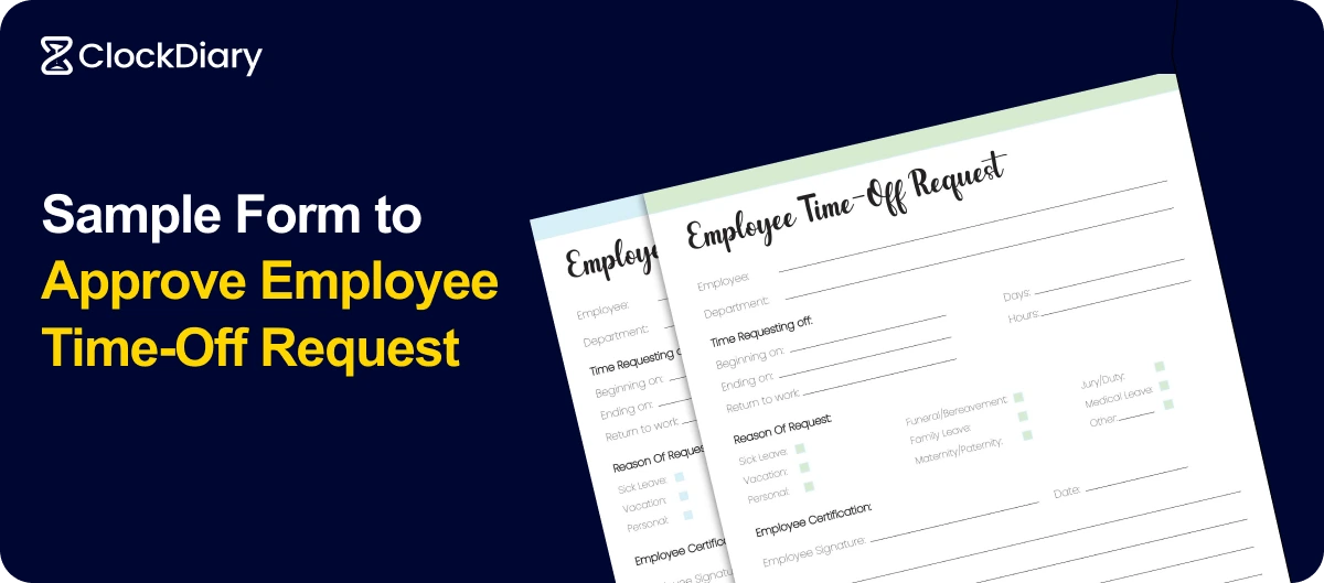 Sample Form to Approve Employee Time-Off Request
