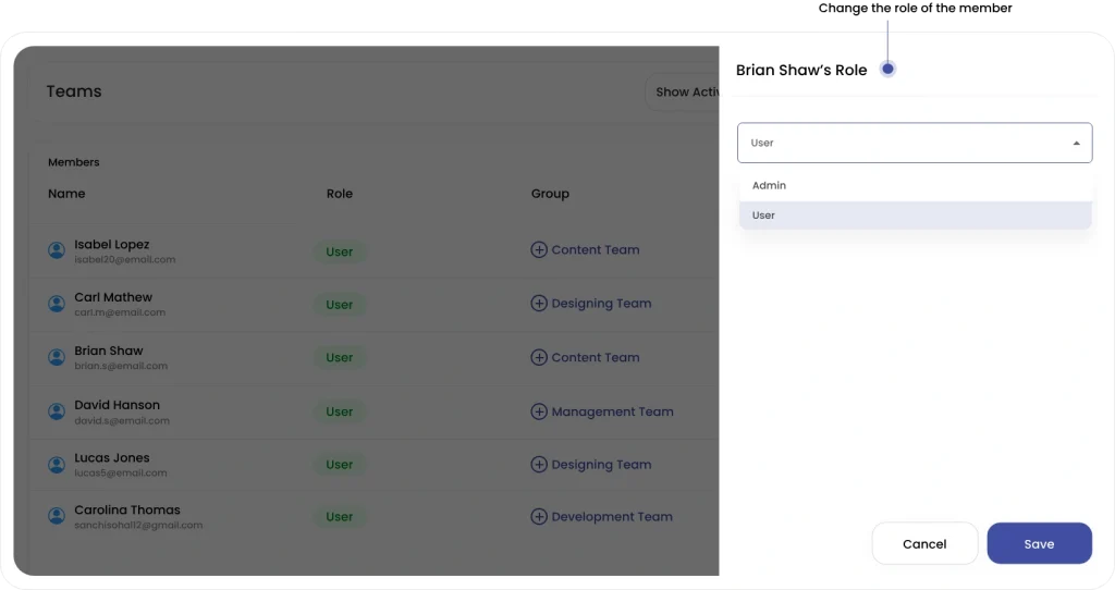 clockdiary roles dashboard 