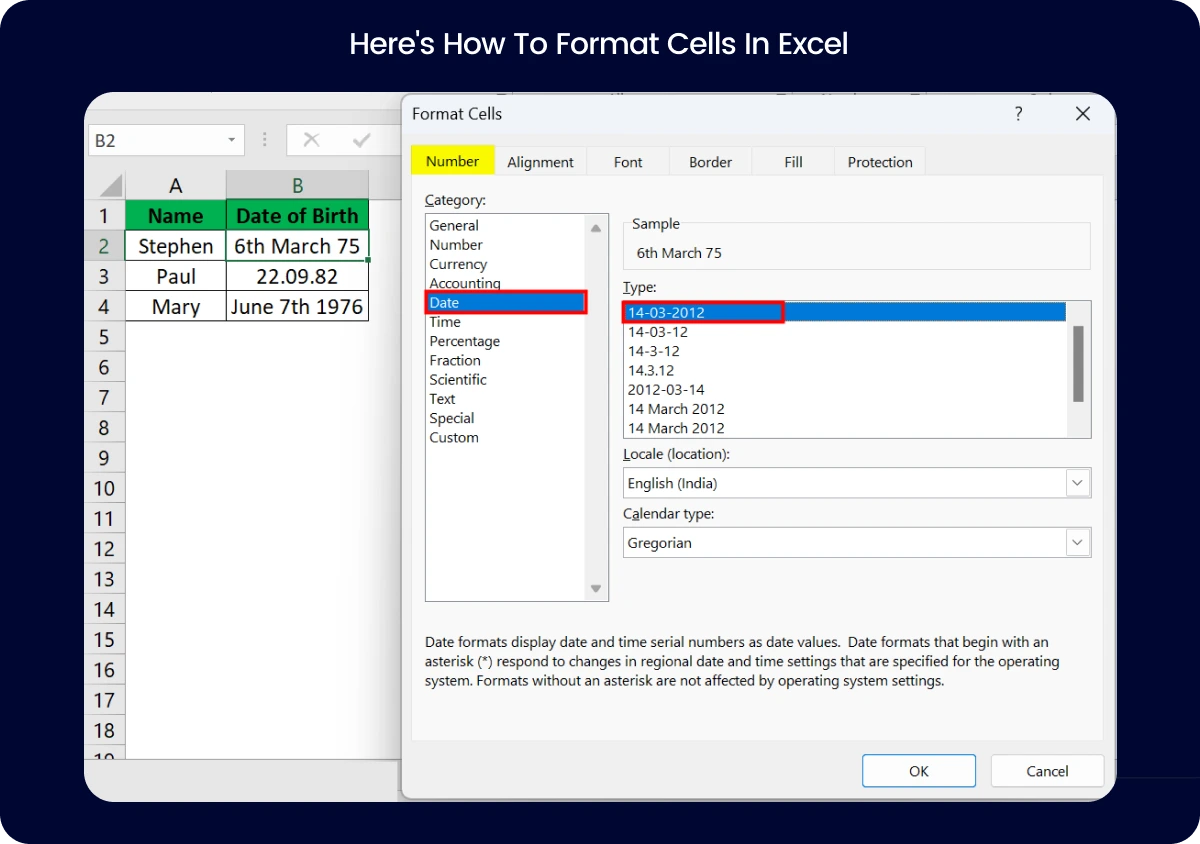 Here's How to Format Cells in Excel 