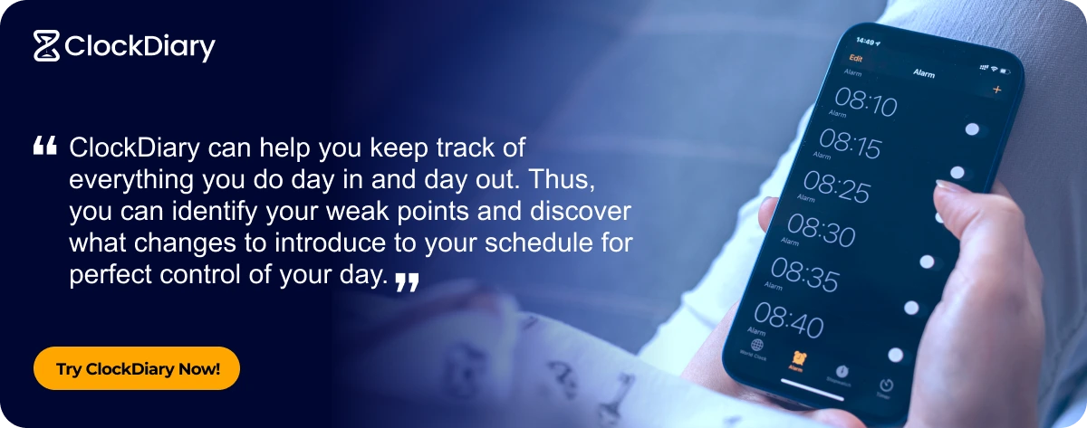 Clockdiary Time Management App Helps You Keep Track of Everything You Do Day in and Day Out 