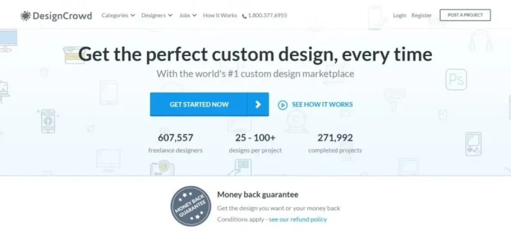 DesignCrowd Home Page 