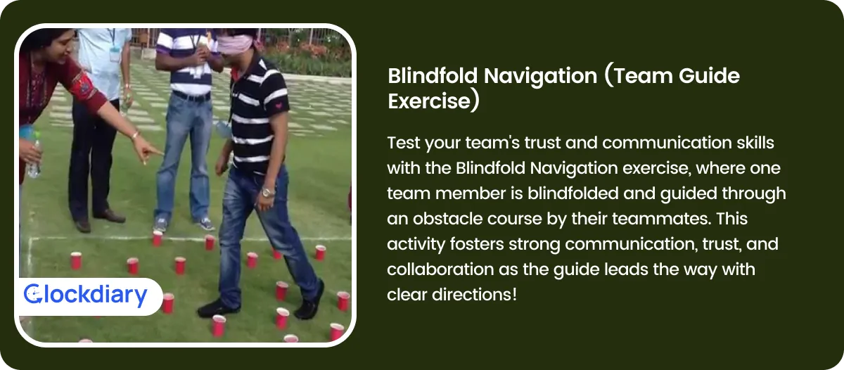 Blindfold Navigation (Team Guide Exercise)