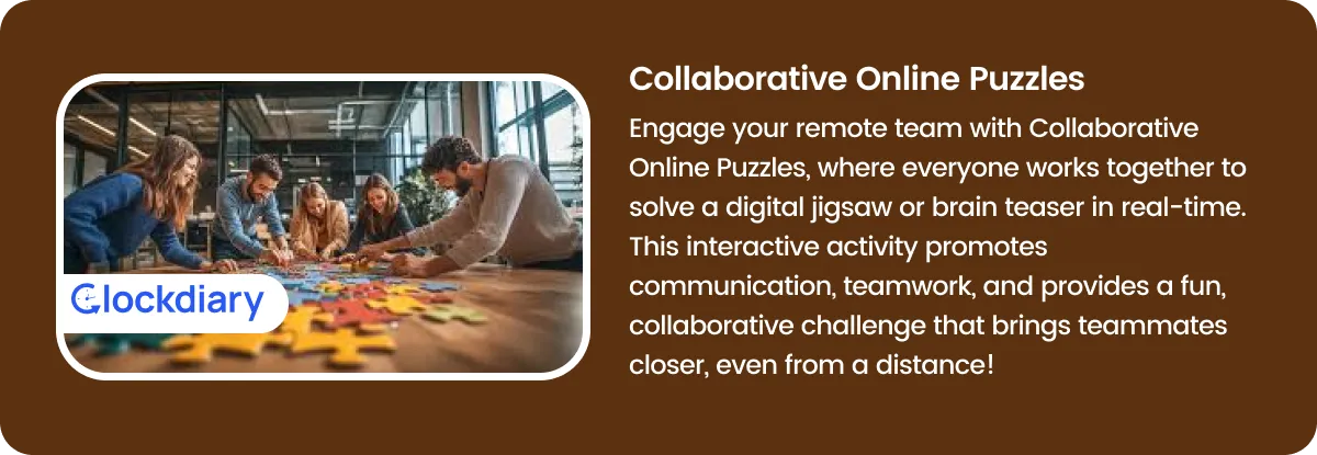 Collaborative Online Puzzles
