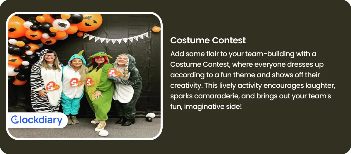 Costume Contest Team Building Activity