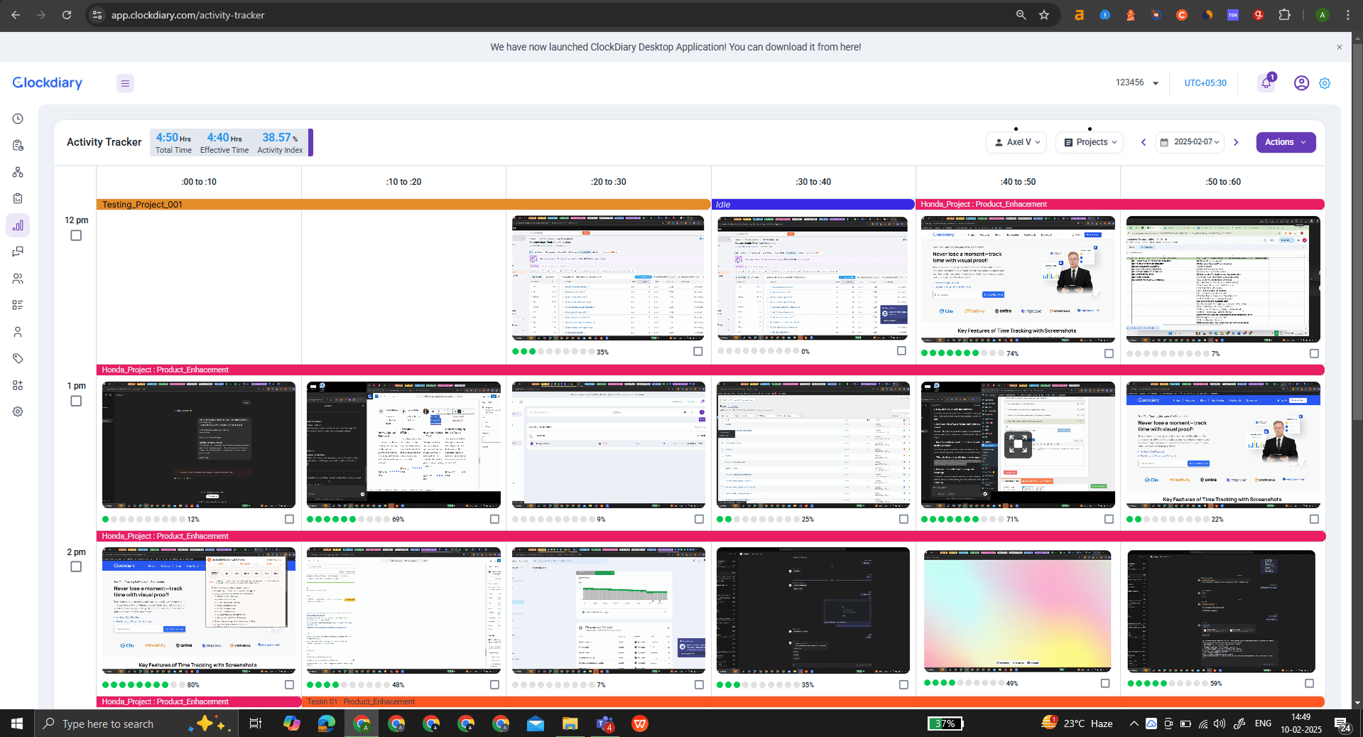 Time Tracking with Screenshots