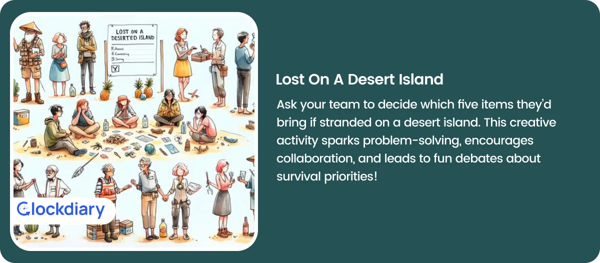 Lost on A Desert Island
