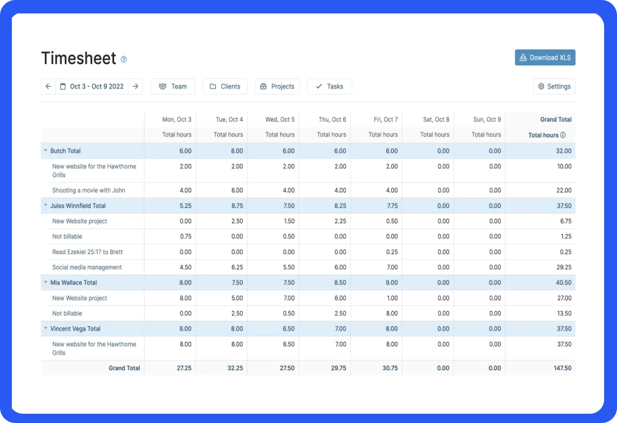 MyHours is one of the best free timesheet apps
