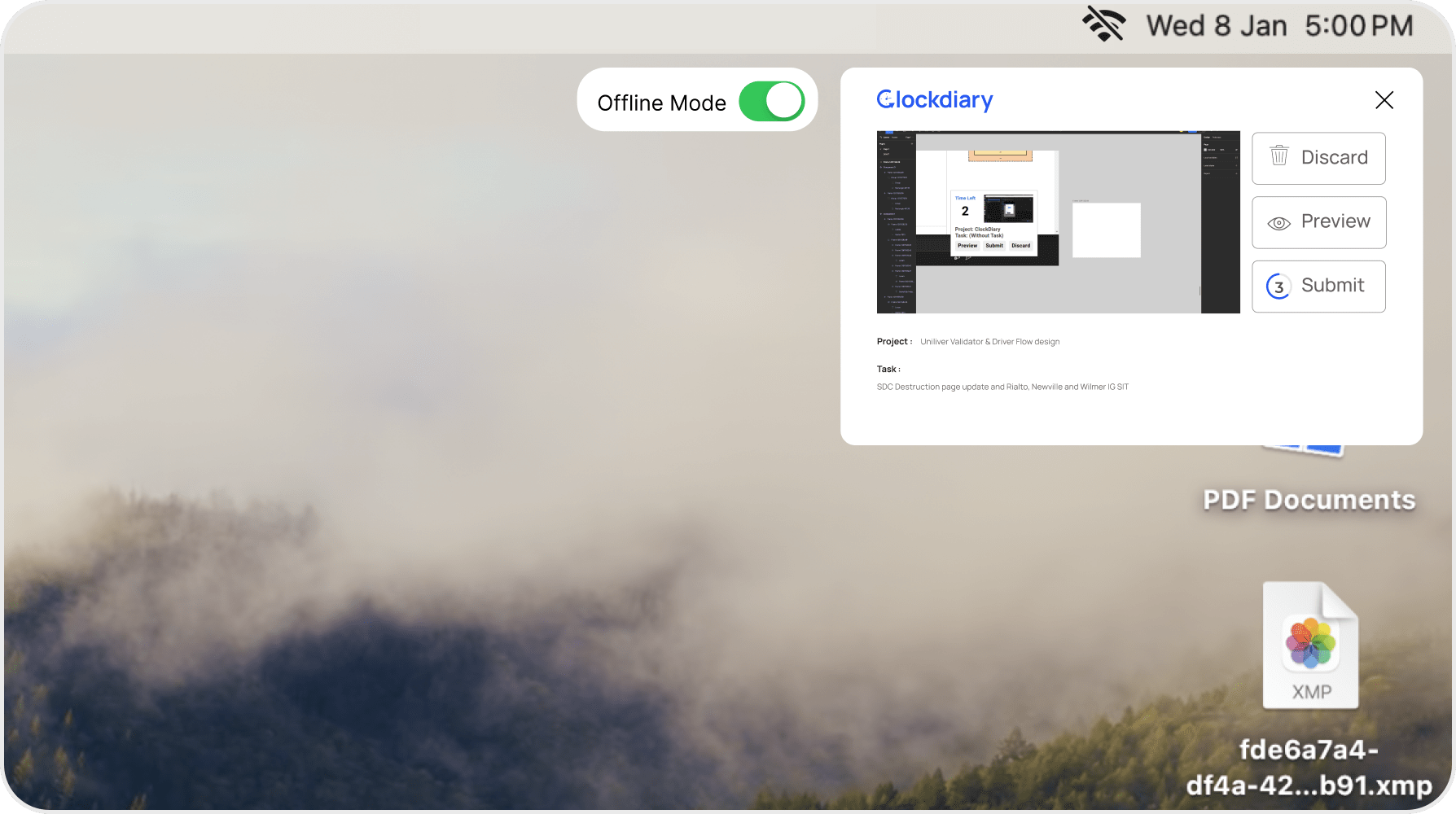Offline Tracking and Screenshot Capturing