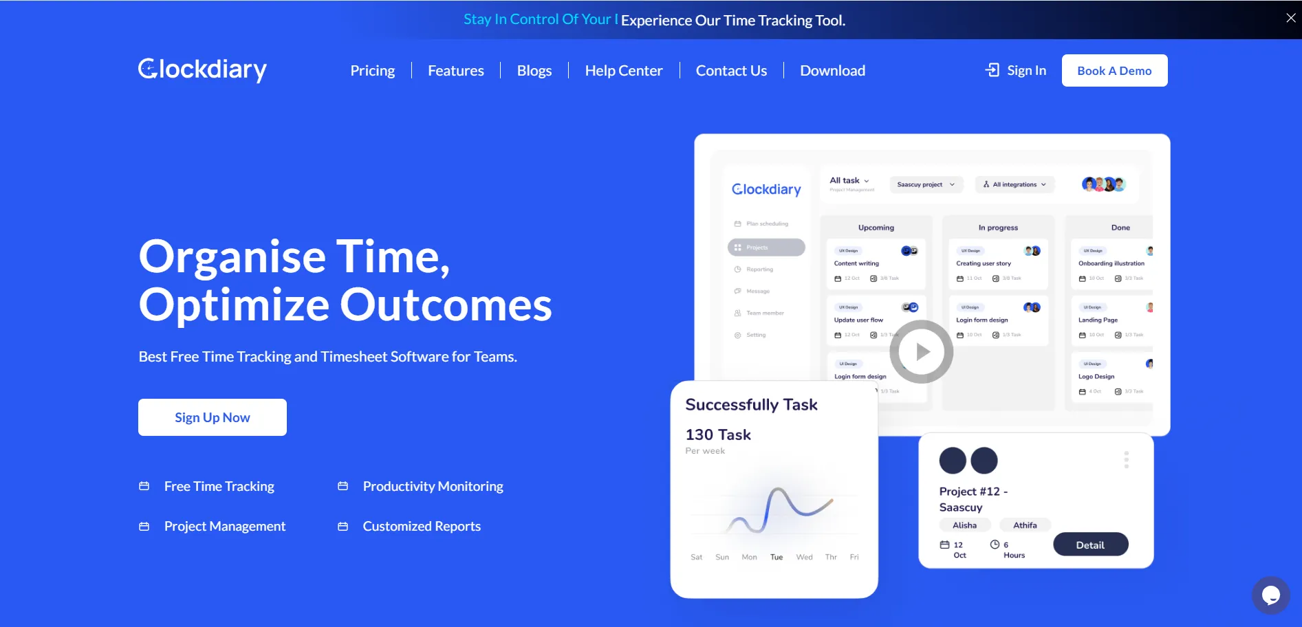 Clockdiary Home Page