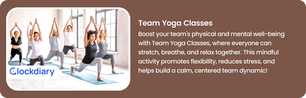 Team Yoga Classes