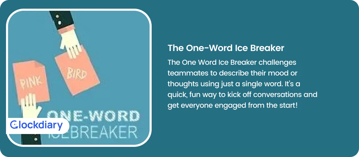 The One-Word Icebreaker