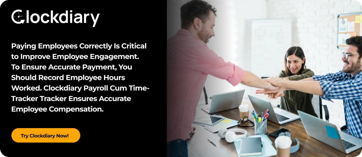Clockdiary CTA image to improve employee engagement