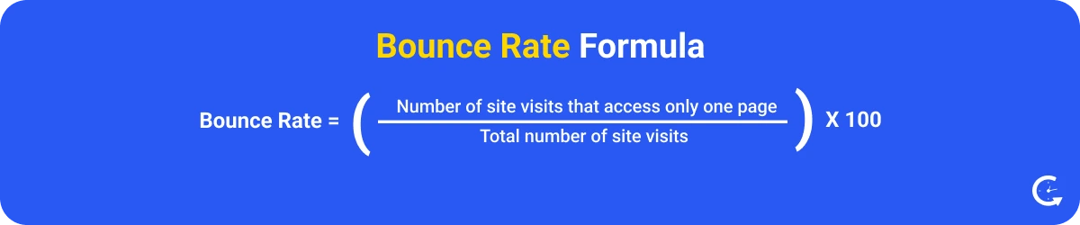 Formula to Calculate Bounce Rate