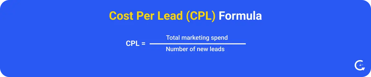 Formula to Calculate Cost per Lead