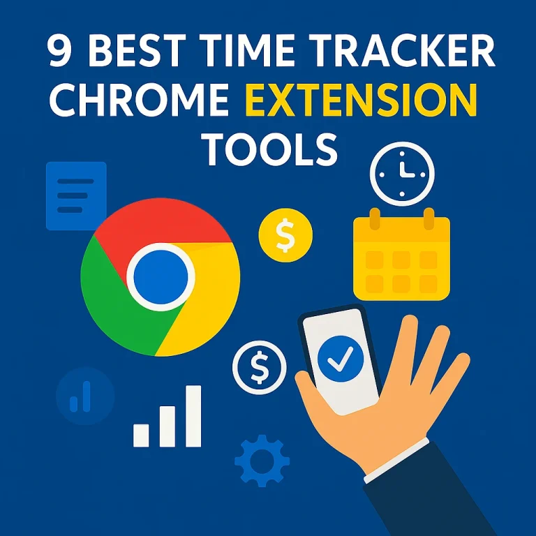 9 Best Time Tracker Chrome Extension Tools Feature Image