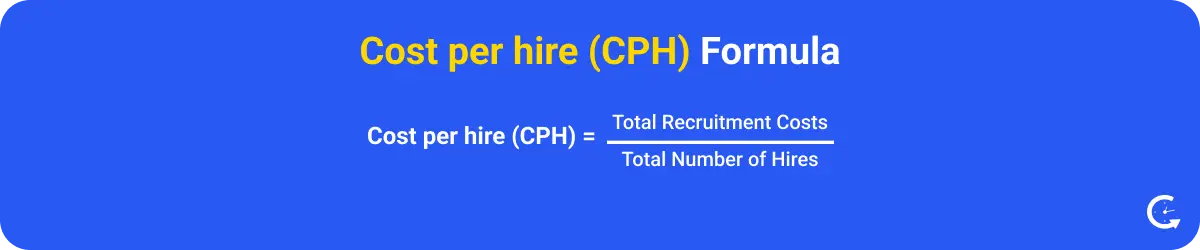 Formula to Calculate Cost per Hire
