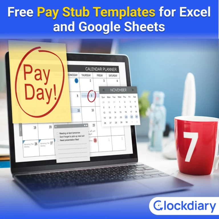 Free Pay Stub Templates Feature Image