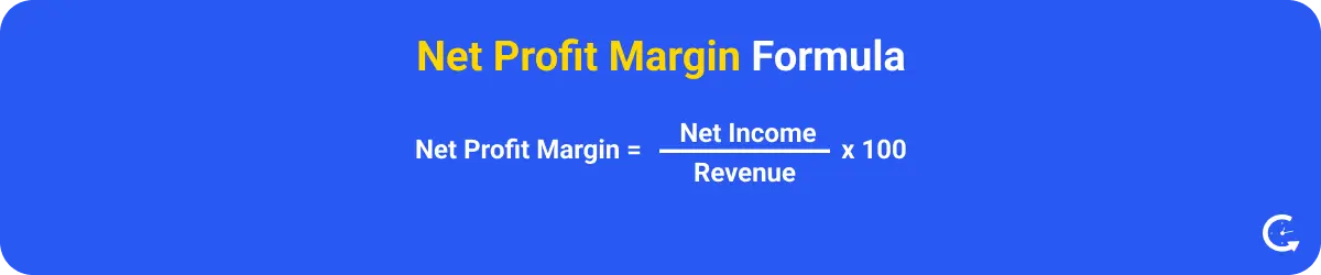Formula to calculate Net Profit Margin