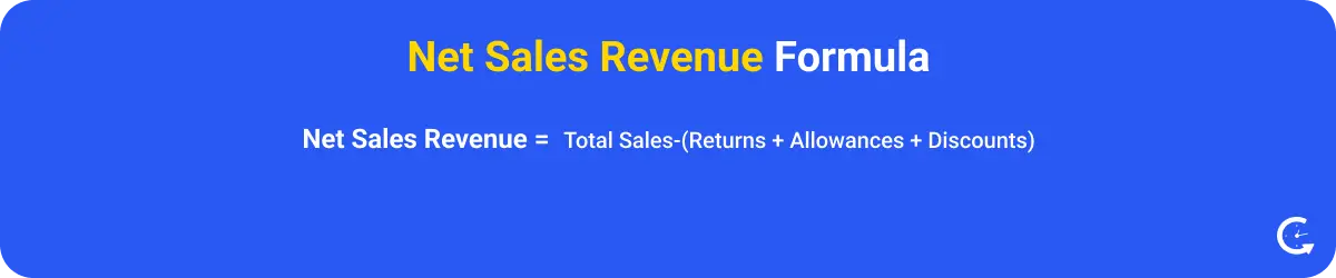 Formula to Calculate Net Sales Revenue