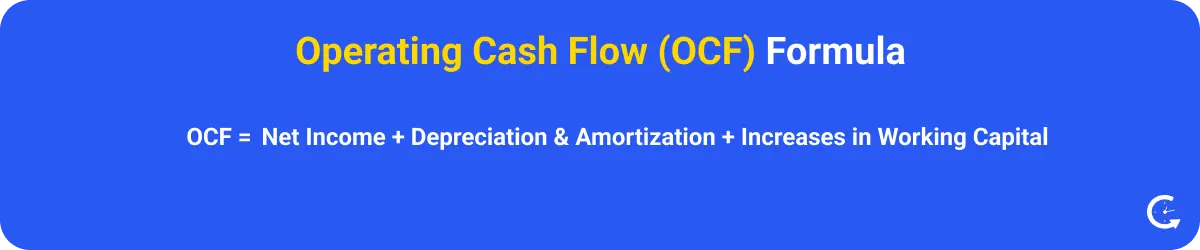 Formula to Calculate Operating Cash Flow
