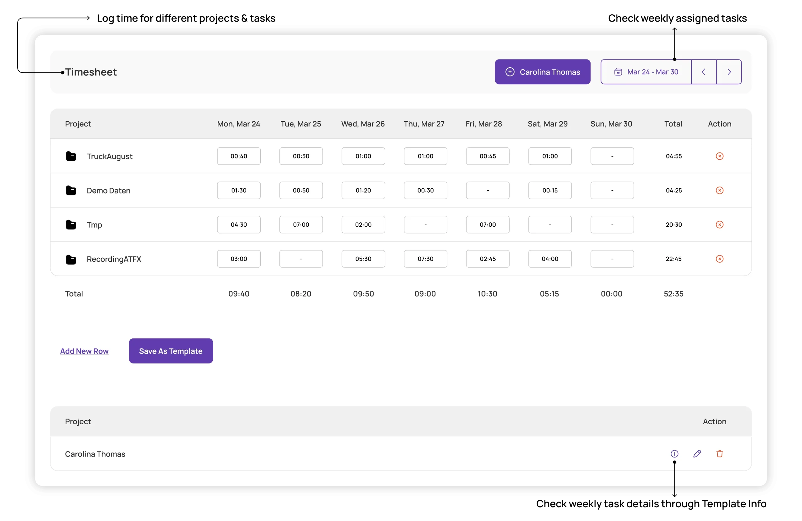 Clockdiary Smart Timesheets
