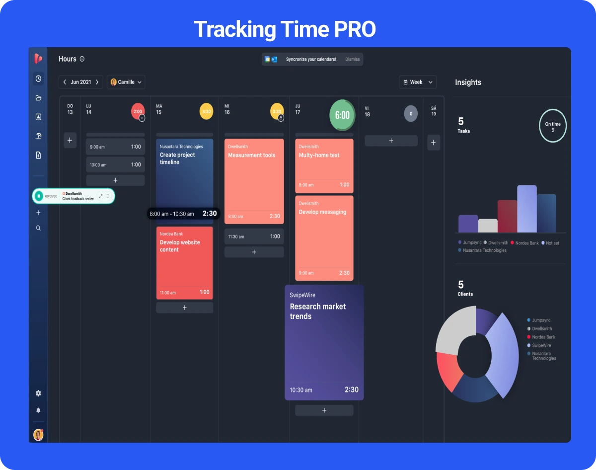 Tracking Time PRO 