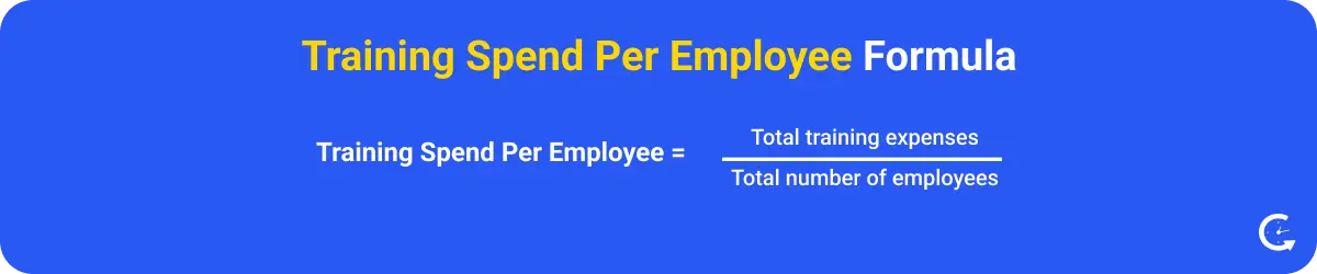 Formula to Calculate Training Spend per Employee