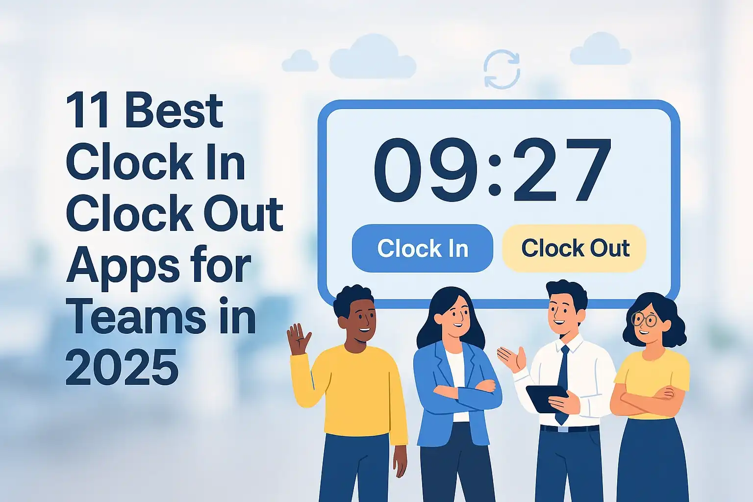 11 Best Clock In Clock Out Apps for Teams in 2025 Intro Image