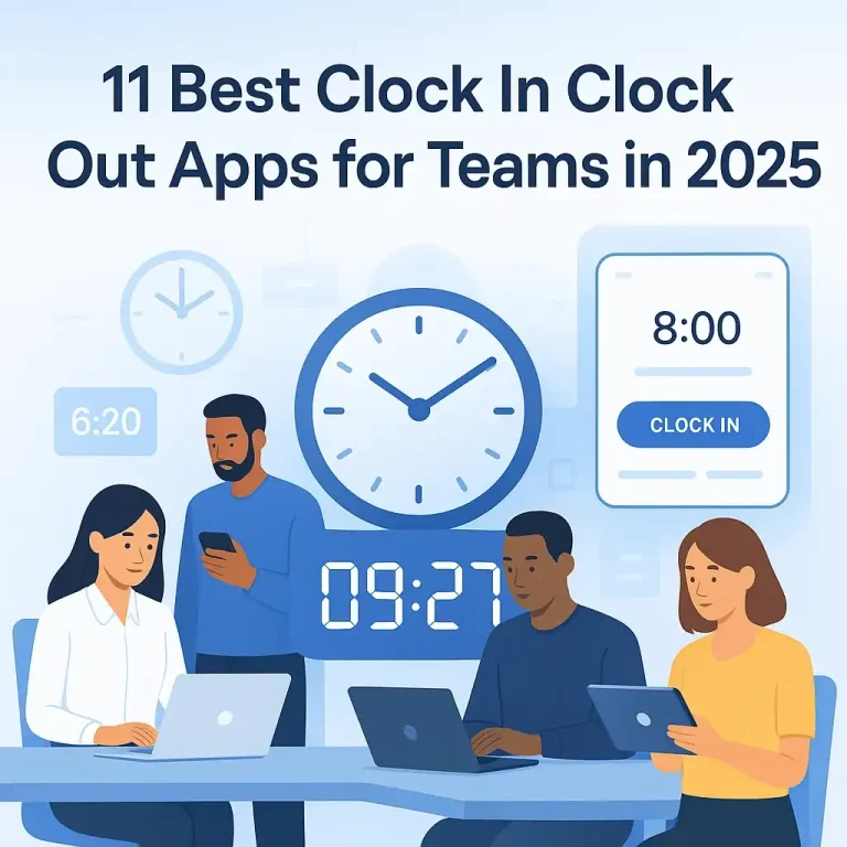 11 Best Clock In Clock Out Apps for Teams in 2025 Feature Image