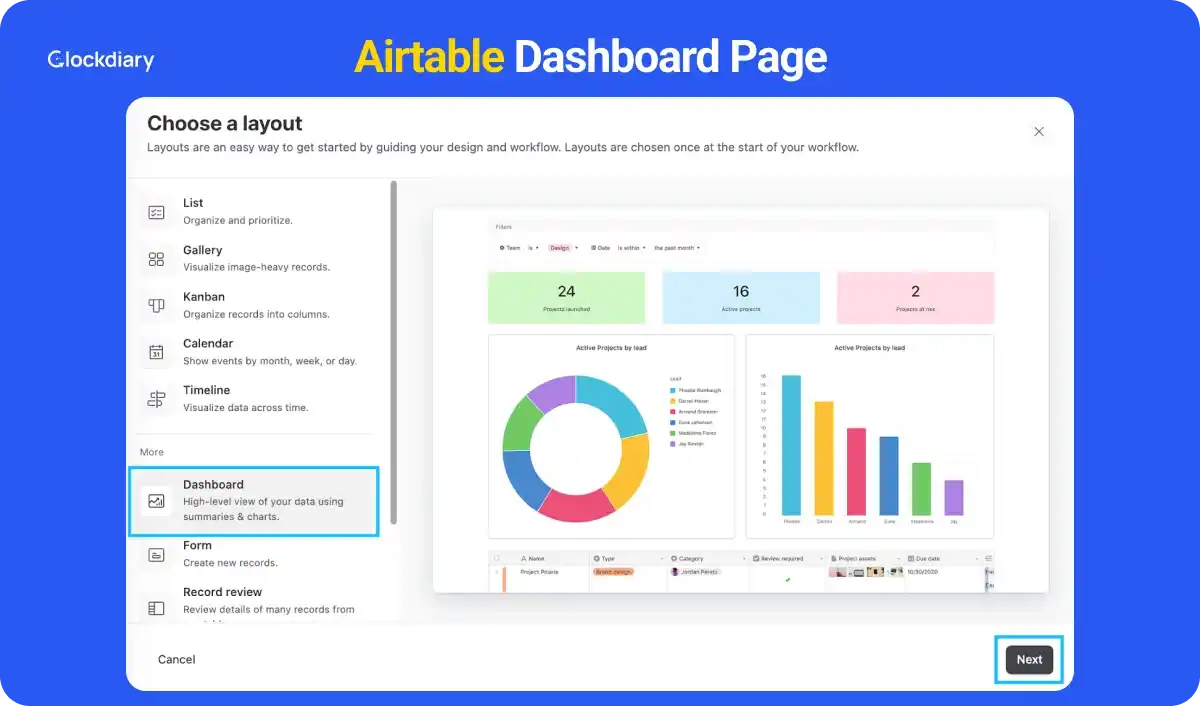 Airtable, one of the best ClickUp alternatives