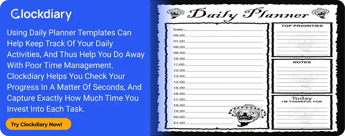 Check Your Progress in a matter of seconds and capture exactly how much time you invest into each task only with Clockdiary