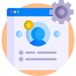 Profile settings logo