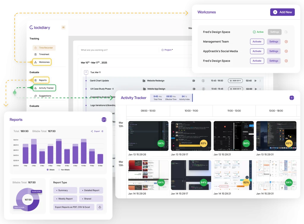 Tracking and Timesheet Software