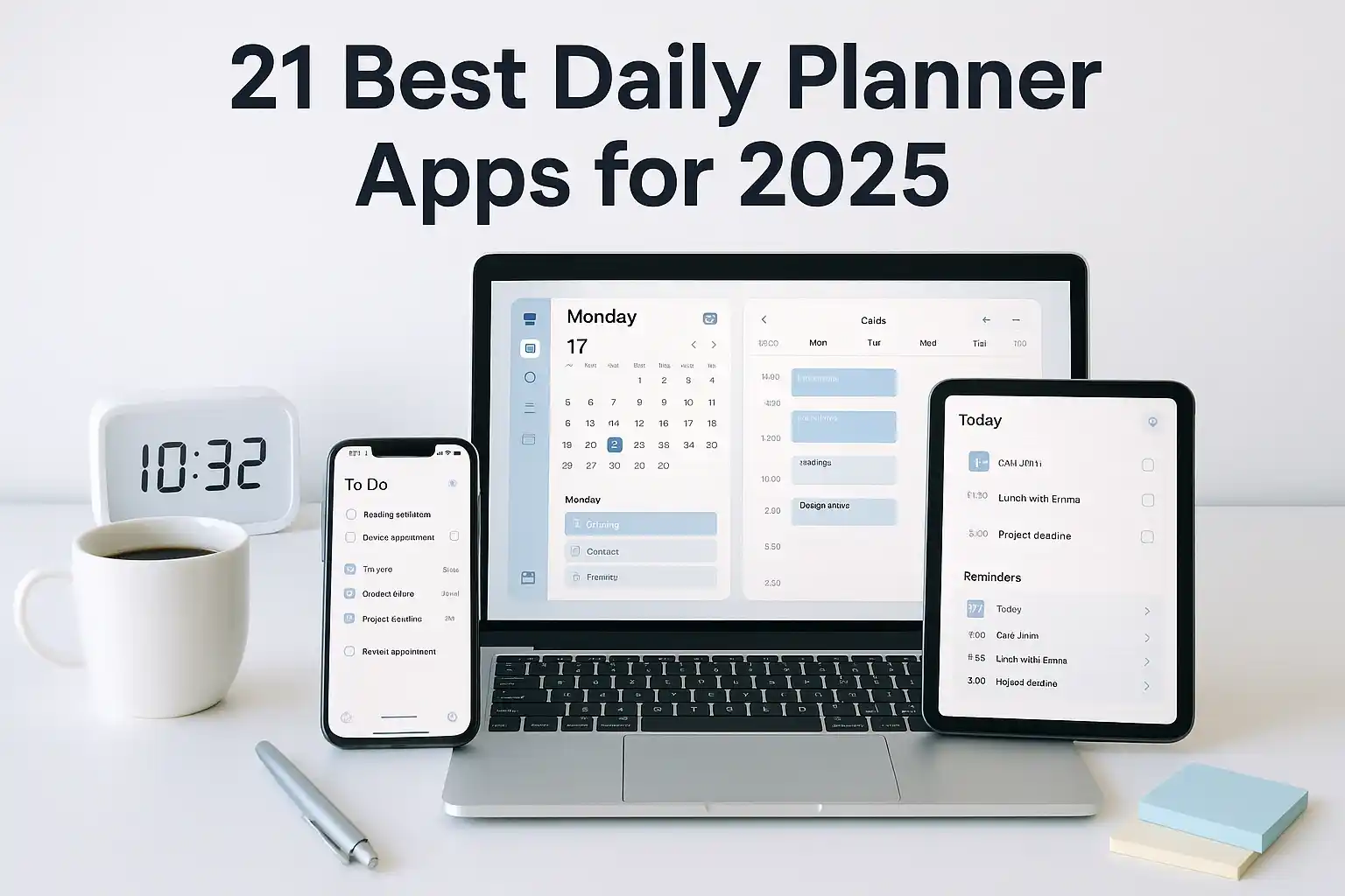 21 Best Daily Planner Apps for 2025 Intro Image