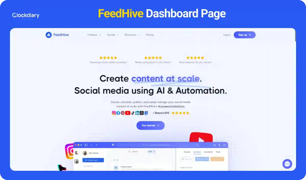 FeedHive, one of the best AI productivity tools